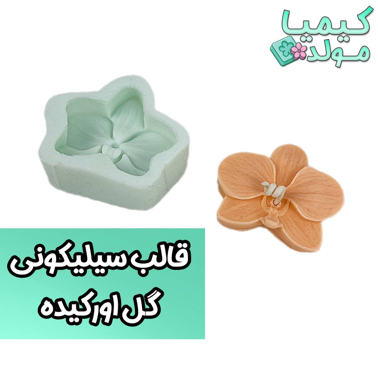 قالب سیلیکونی گل اورکیده