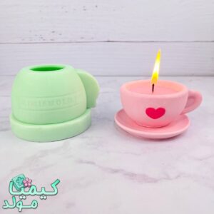 قالب سیلیکونی فنجان و نعلبکی