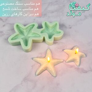 قالب سیلیکونی ستاره دریایی دوتایی