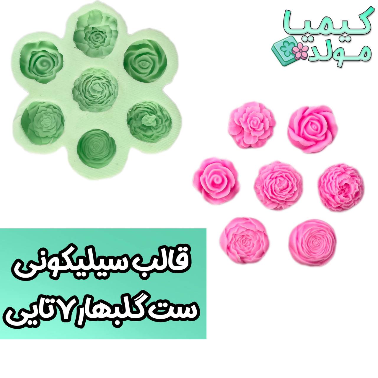 قالب سیلیکونی گلبهار کیمیامولد